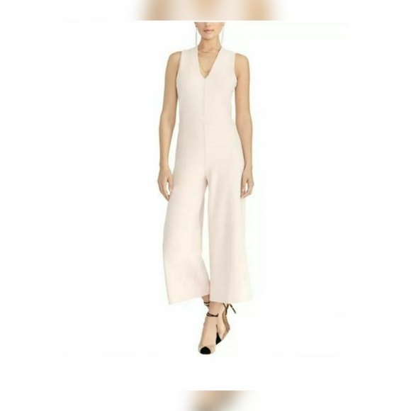 Rachel Rachel Roy Crossback Jumpsuit Blush XL - Picture 1 of 5
